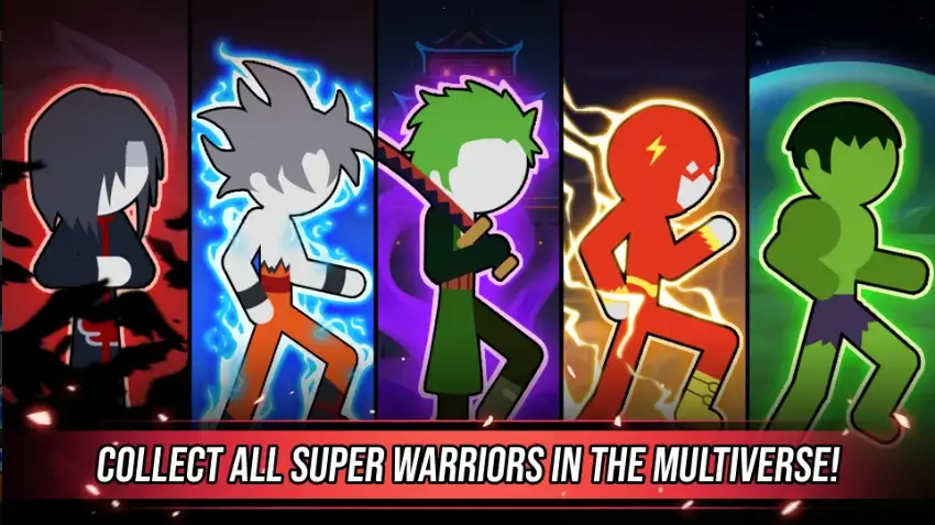 Super Stickman Dragon Warriors Mod APK No Ads